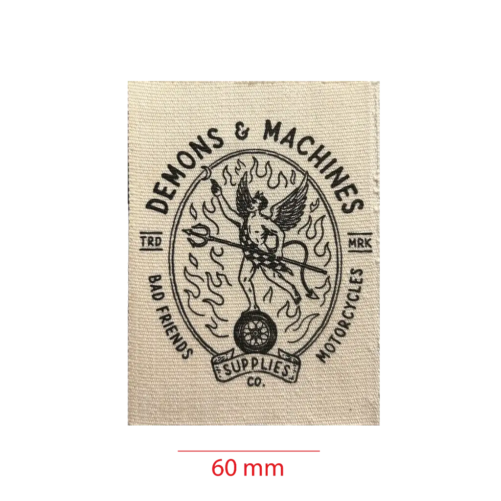 Estampada En Algodon cortada y soldada 60mm