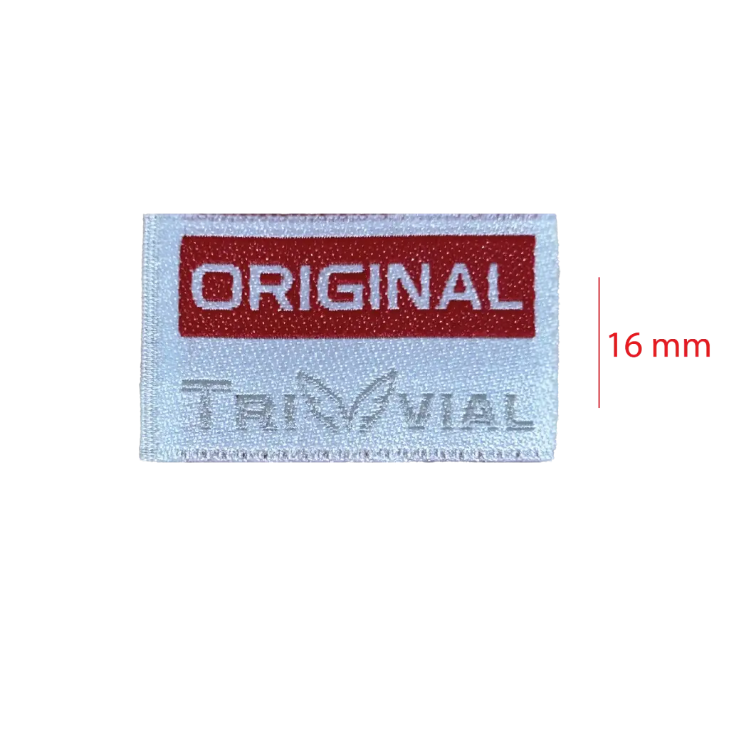 Bordada tafeta cortada y soldada 16mm 1 color