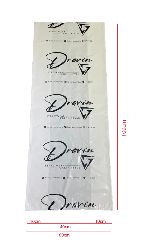 Bolsas Fondo 60x100/60mic Impresa Consorcio blanco