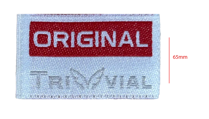 Bordada Tafeta cortada y soldada 65mm 1 color