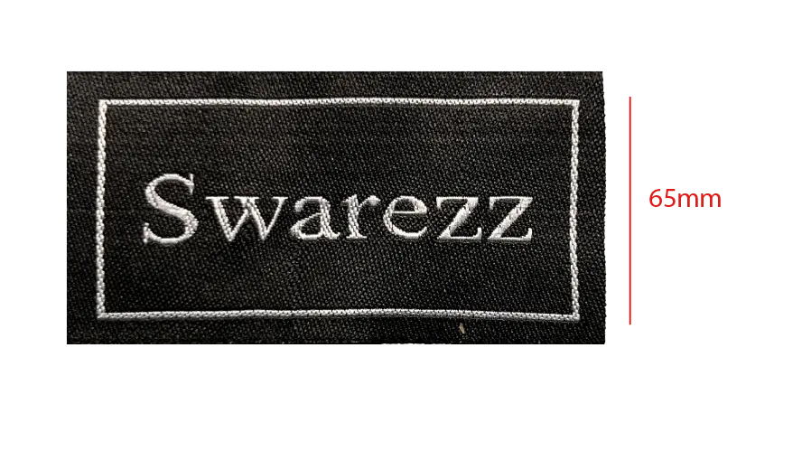 Bordada alta definición cortada y soldada 65mm 1 Color
