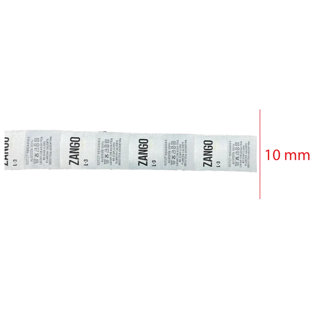 Bordada mitad alt.Def/tafeta rollo 10/12mm 1 color