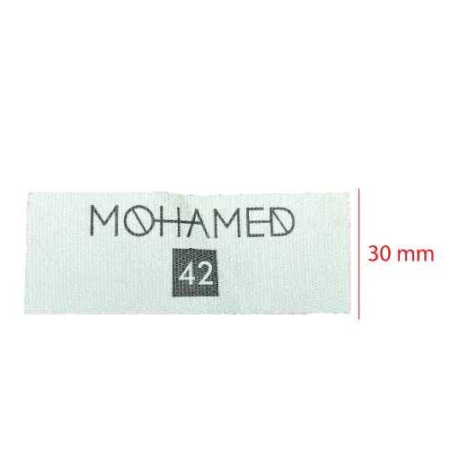 [EAL30CS] Estampada En Algodon cortada y soldada 30mm