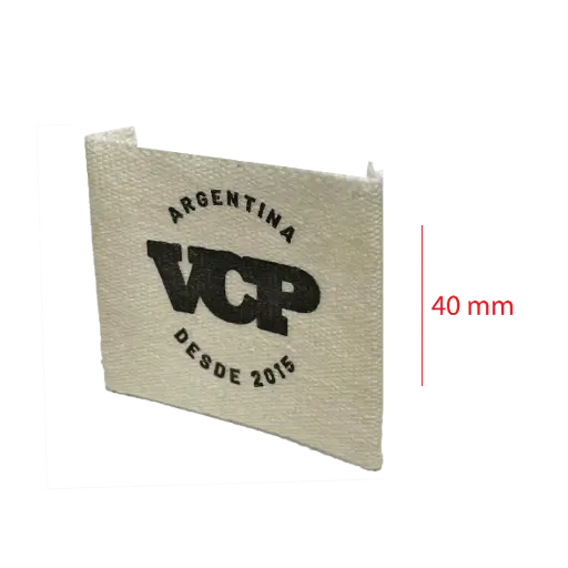 [EAL40CDE] Estampada En Algodon cortada y doblada a los extremos 40mm
