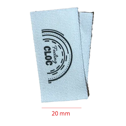 [EAL20CDM] Estampada En Algodon cortada y doblada al medio 20mm