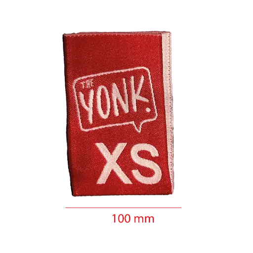 [EBAD100CDM1] Bordada Alta definición cortada y doblada al medio 100mm 1 color