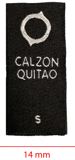 [EBAD14CS1] Bordada alta definición cortada y soldada 14mm 1 color