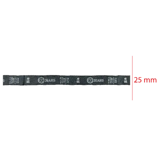 [EBAD25R1] Bordada alta definición rollo 25mm 1 color