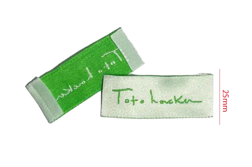 [EBAD25CDE1] Bordada Alta definición cortada y doblada a los extremos 25mm 1 color