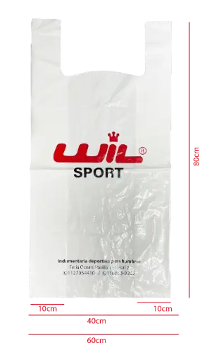 [BoPoCa60x80/60ImCoBl] Bolsas camiseta 60x80/60 Impresa consorcio blanco