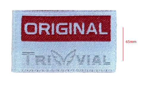 Bordada Tafeta cortada y soldada 65mm 1 color