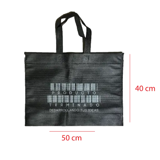 [BoFrMeMaIm-50x40] Bolsas Friselina Metalizada Manija asas 50x40 Impresa